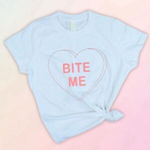 Anti-Valentine’s Day, Conversation Heart Tee, Slim Fit, Size S-3X